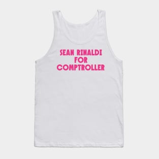 Sean Rinaldi For Comptroller / Gay Ova Here! (Back Print) Tank Top